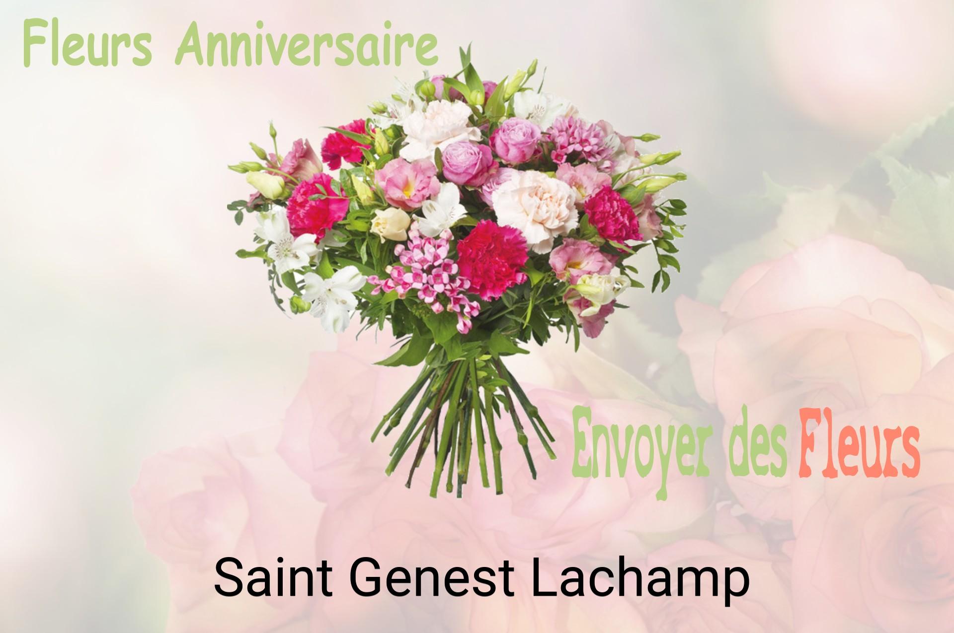 Bouquet de fleurs d’anniversaire livré à Saint-Genest-Lachamp